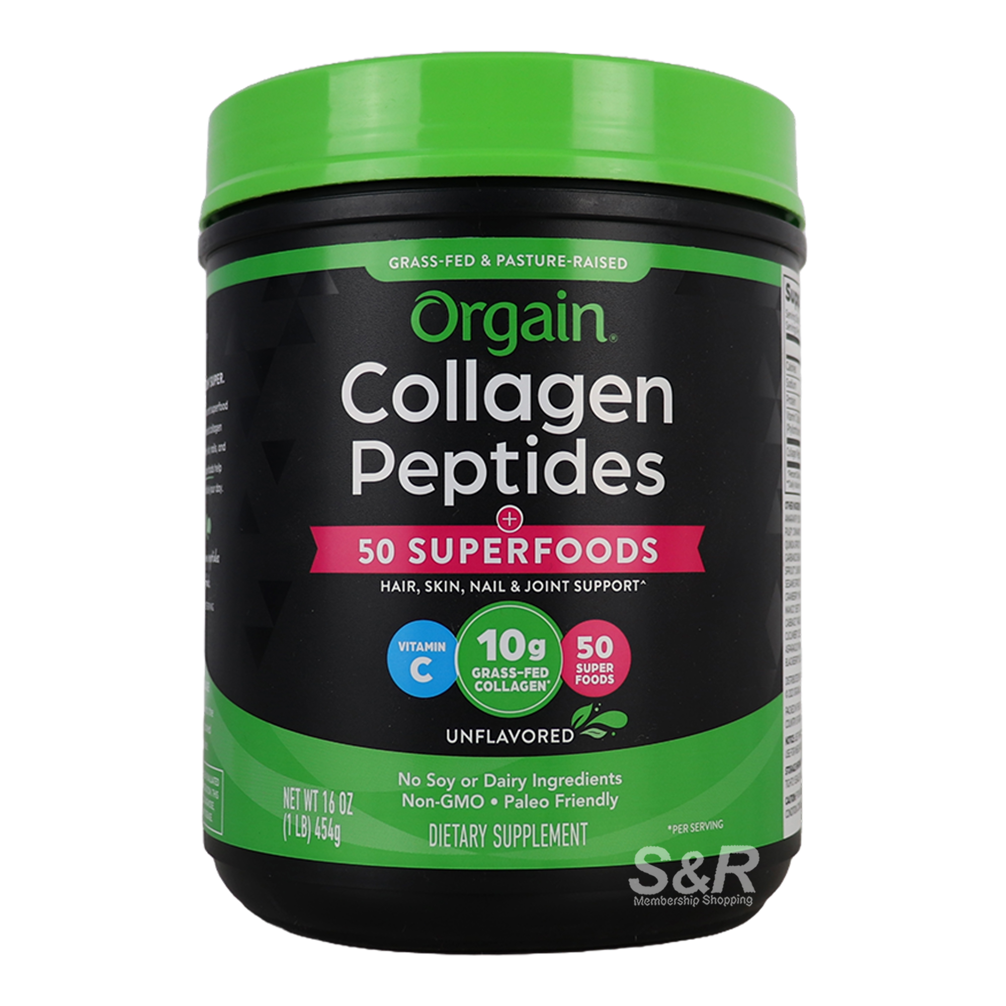 Orgain Collagen Peptides 50 Superfoods 454g